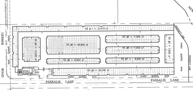 gerber self-storage drawing