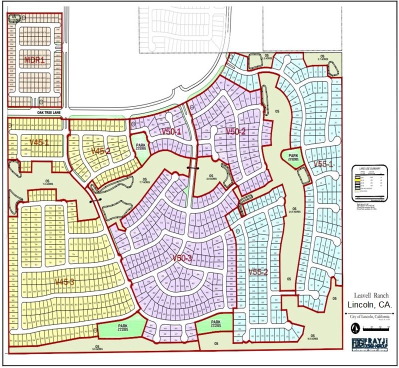 Lincoln Leavell: 1,000 lot community situated in a bucolic location in Lincoln, California.